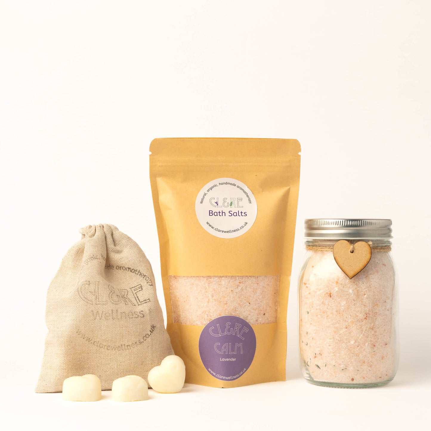 Bath Salts with Epsom Salts 500ml and 250ml