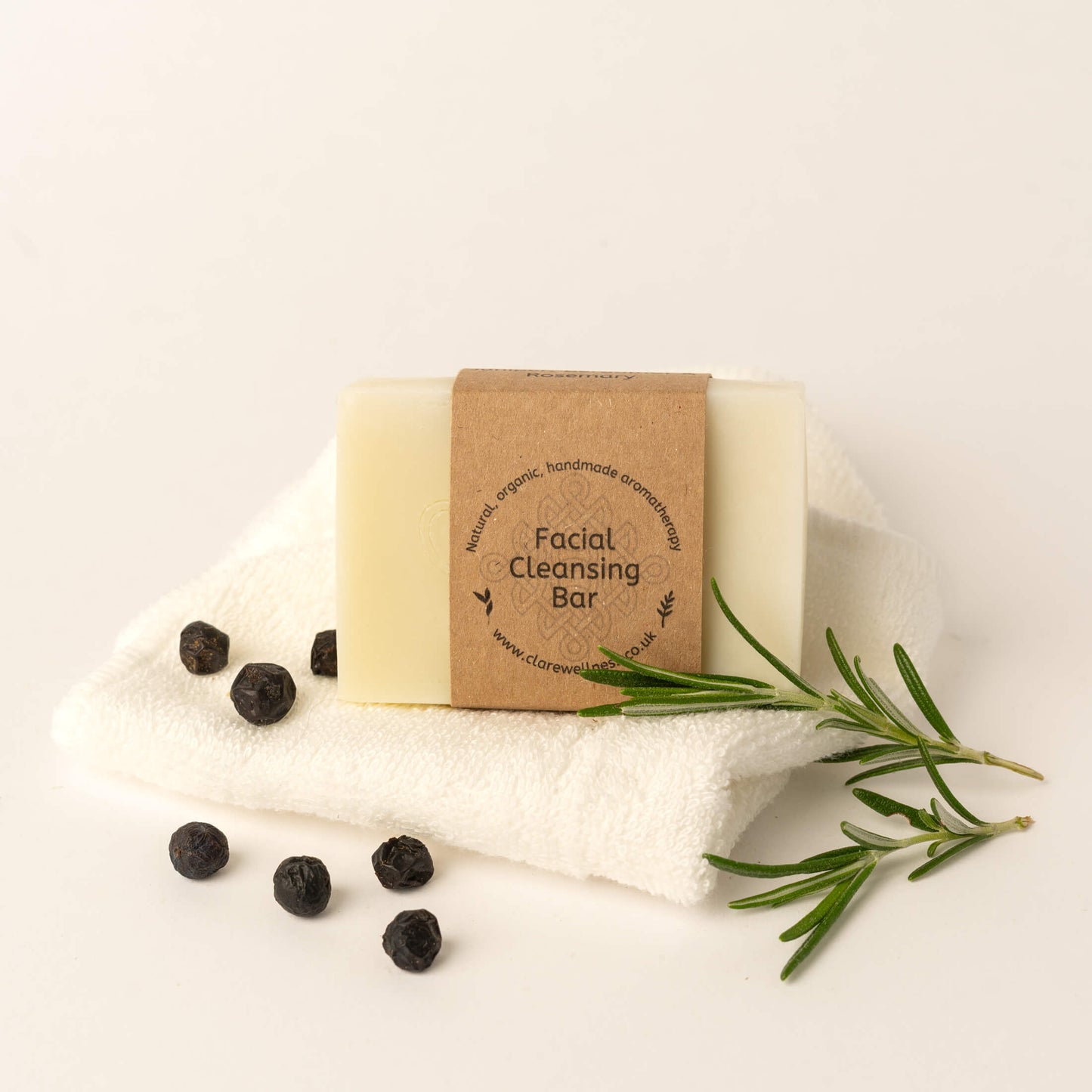 Facial Cleansing Bar - Juniper, Bergamot & Rosemary (85g)