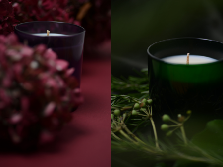 Christmas Candle Set - 1 Rosemary Candle & 1 Lavender Candle 2 x 300ml