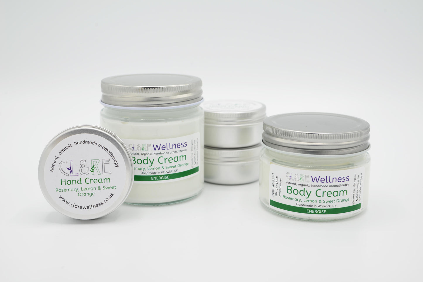 Body Cream (with Rosemary, Lemon & Sweet Orange essential oils)