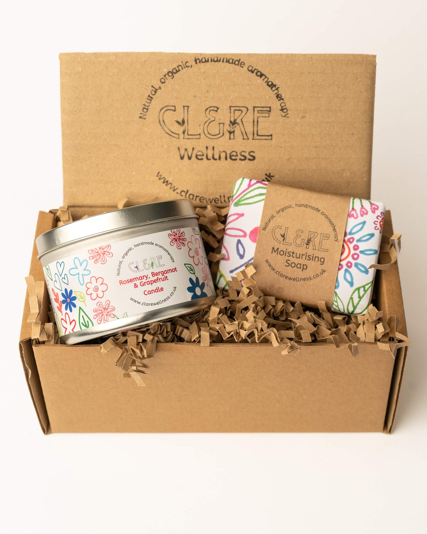 Seasonal Candle & Soap gift set (Rosemary, Bergamot & Grapefruit)