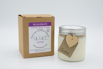 Rejuvenate Candle (with Lavender, Neroli & Sweet Orange essential oils) 250ml