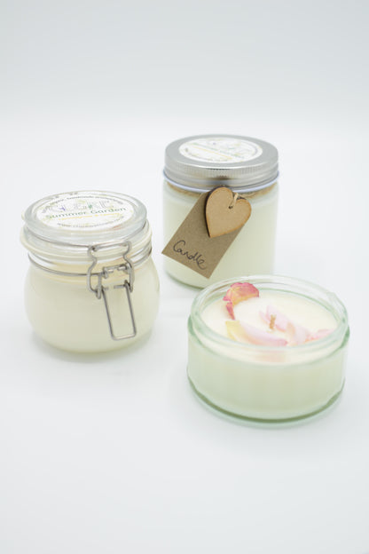 Summer Garden Candle (with Lemongrass & Lemon essential oils) 250ml