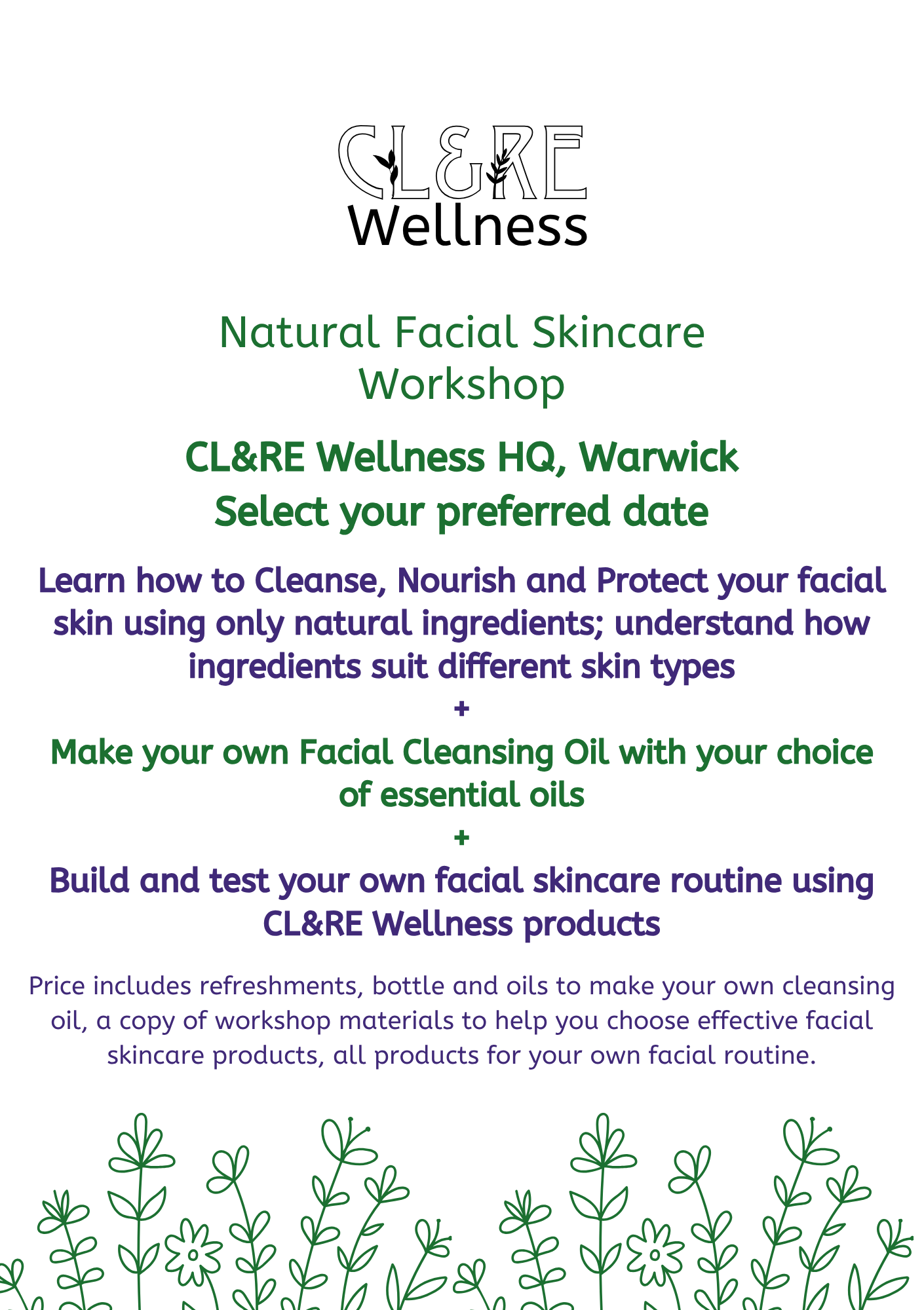 *NEW* Facial Skincare Workshop places