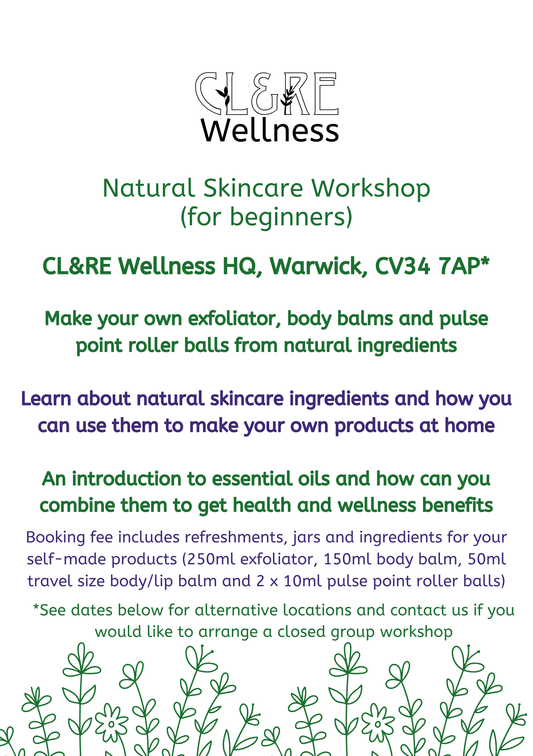 Natural Skincare Workshop places